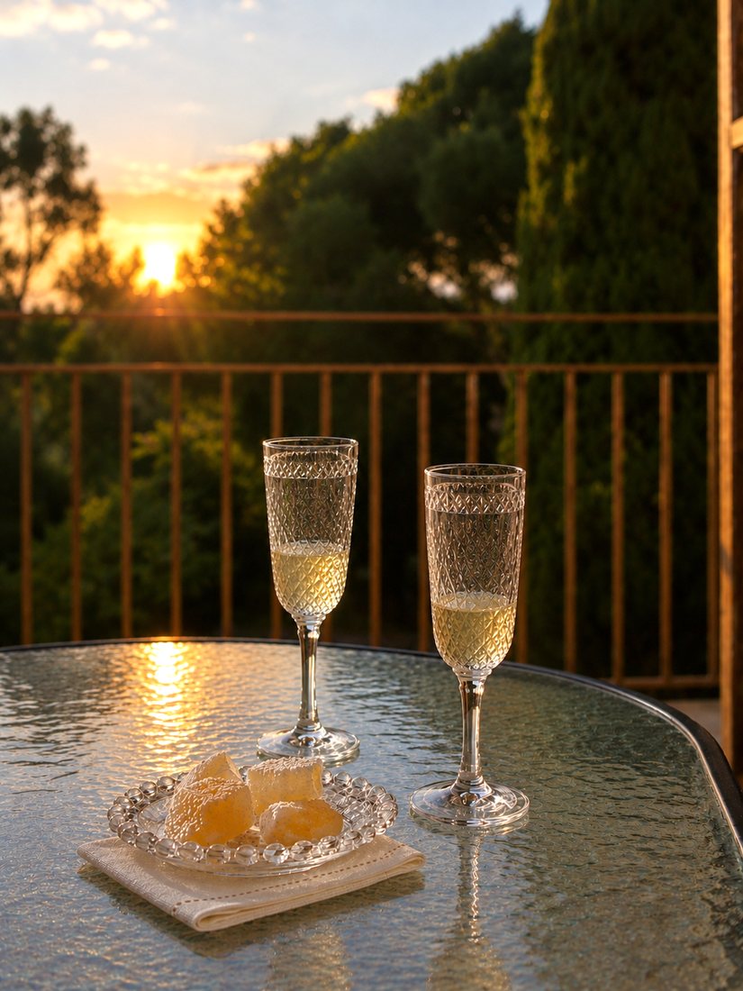 Sunset from the west balcony
