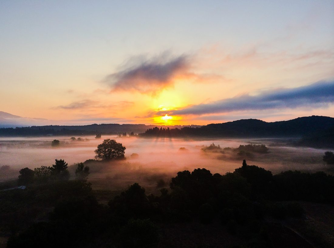 Dawn from the east balcony