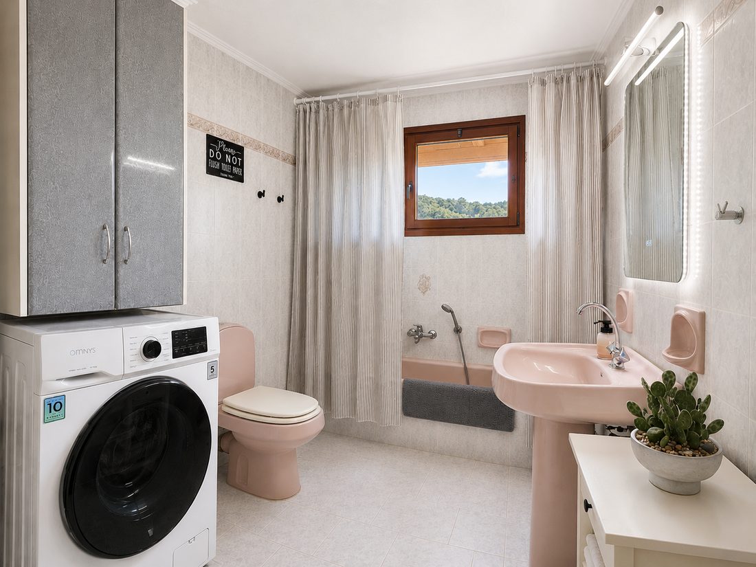 Bathroom at The Olive Tree House