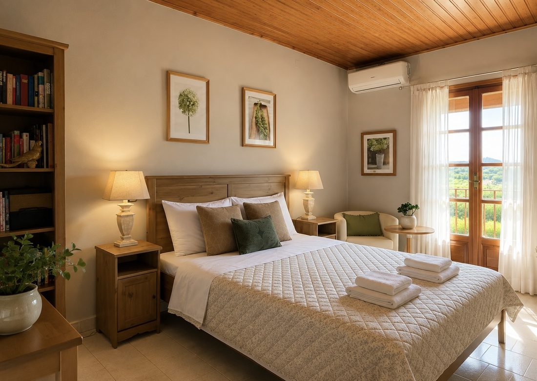 Bedroom 1 at The Olive Tree House