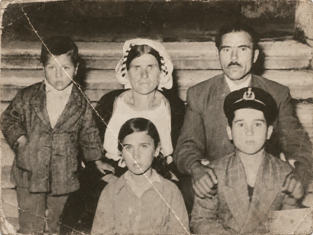 Family photograph, approximately 1954